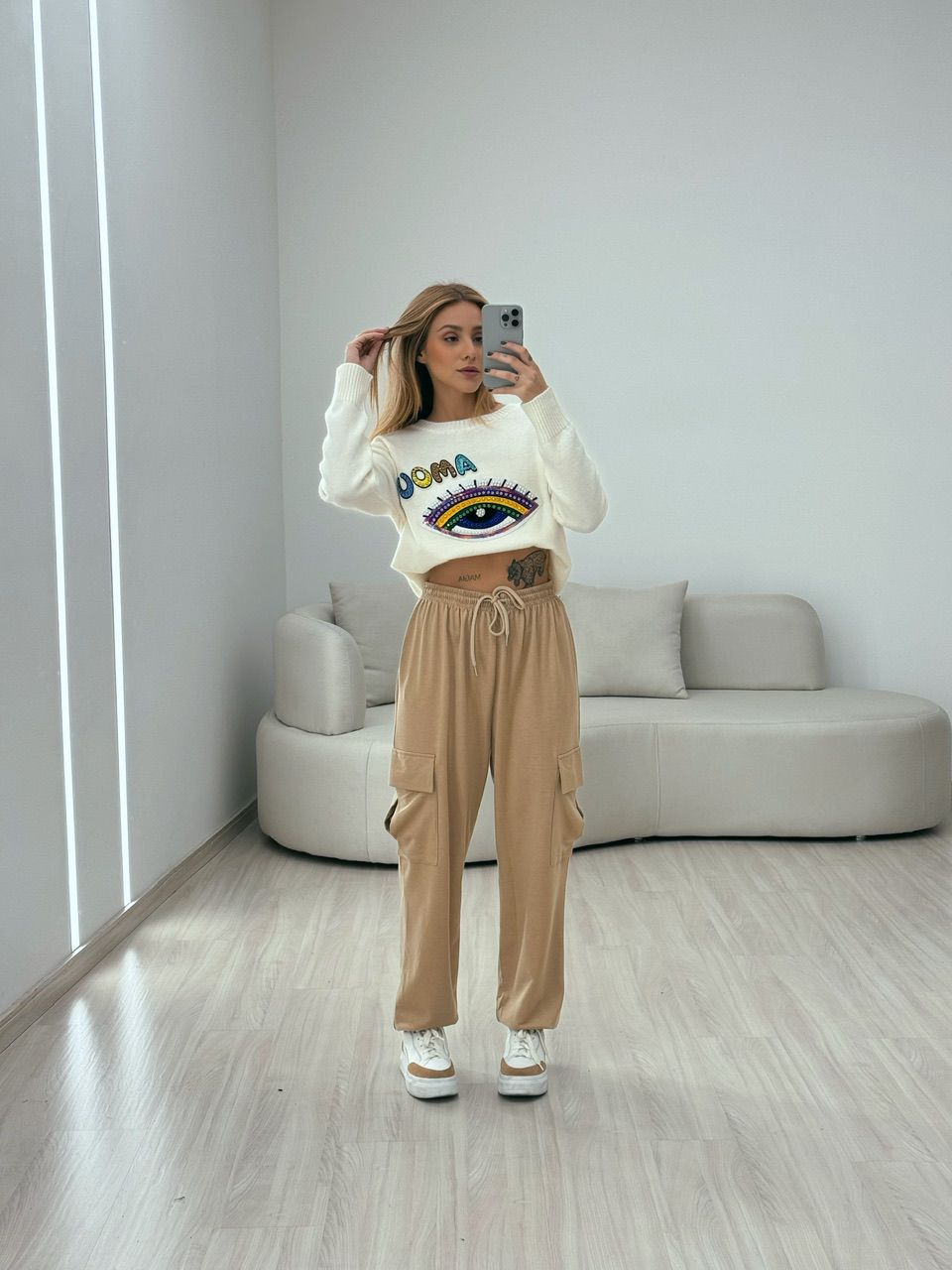 TRICOT OLHO BORDADO OFF