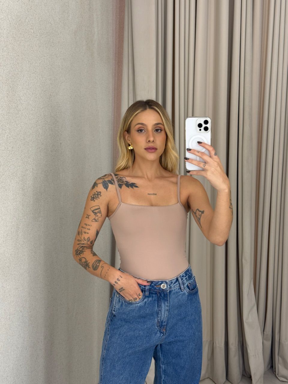 BODY LARISSA BASIC NUDE - 0062860049 - CAROLLA FERRARO
