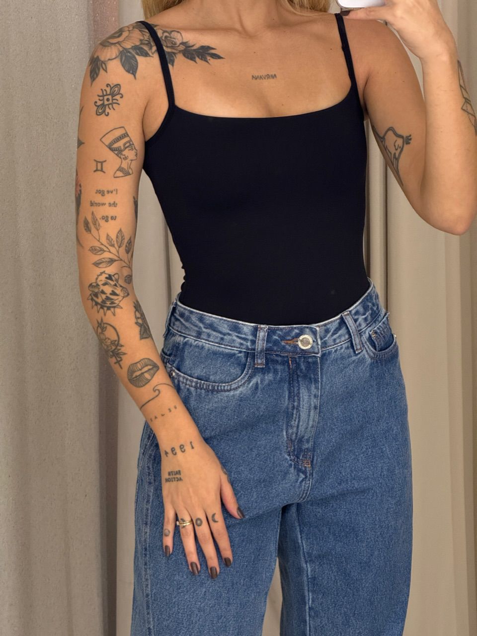 BODY LARISSA BASIC PRETO