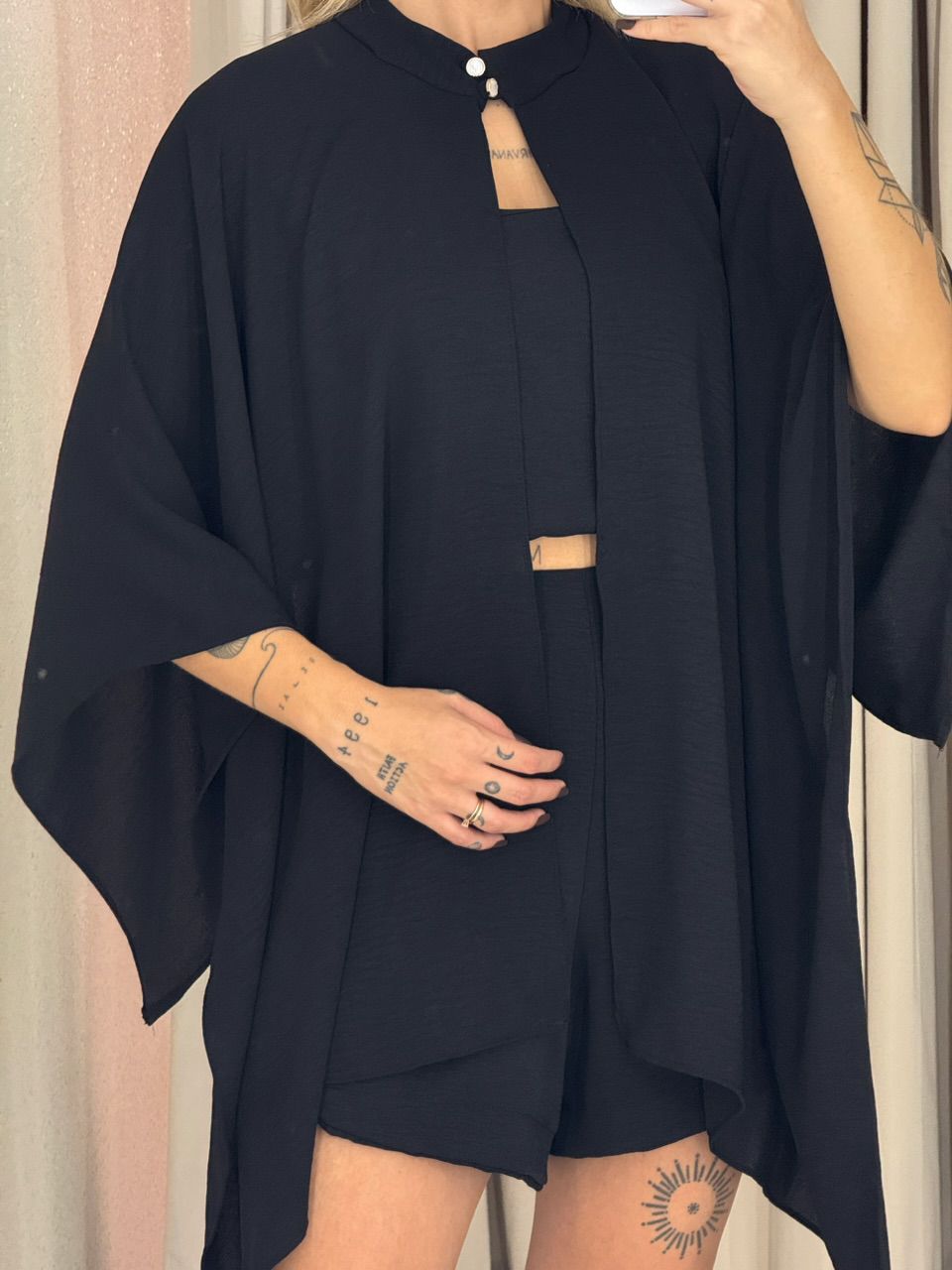 TRIJUNTO JOANA SHORT PRETO