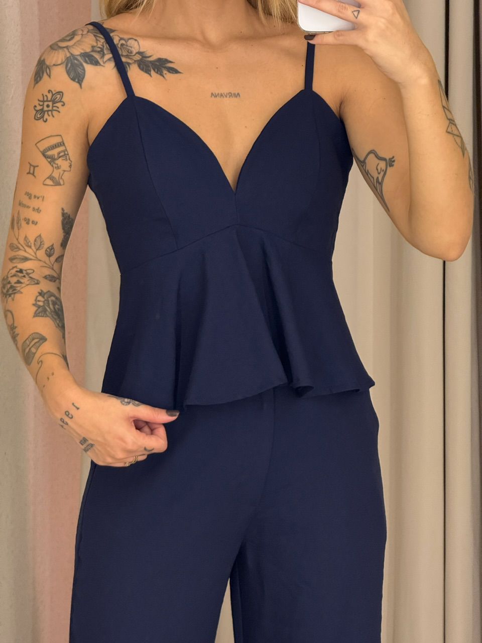 CONJUNTO LAUANA CALÇA MARINHO