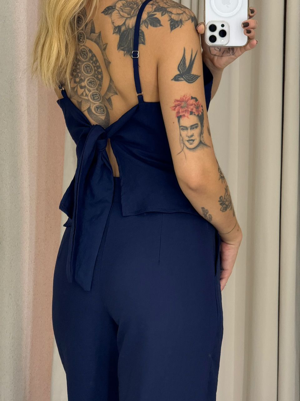 CONJUNTO LAUANA CALÇA MARINHO