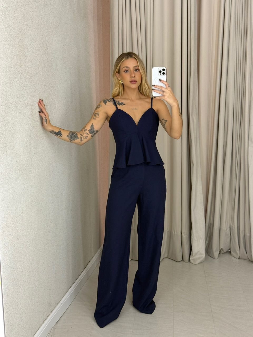 CONJUNTO LAUANA CALÇA MARINHO