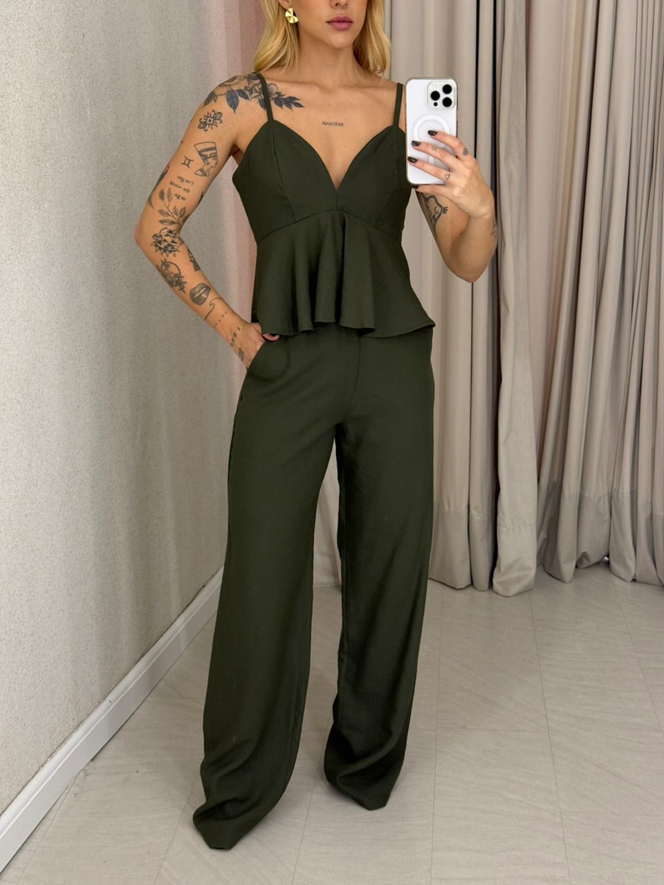 CONJUNTO LAUANA CALÇA VERDE