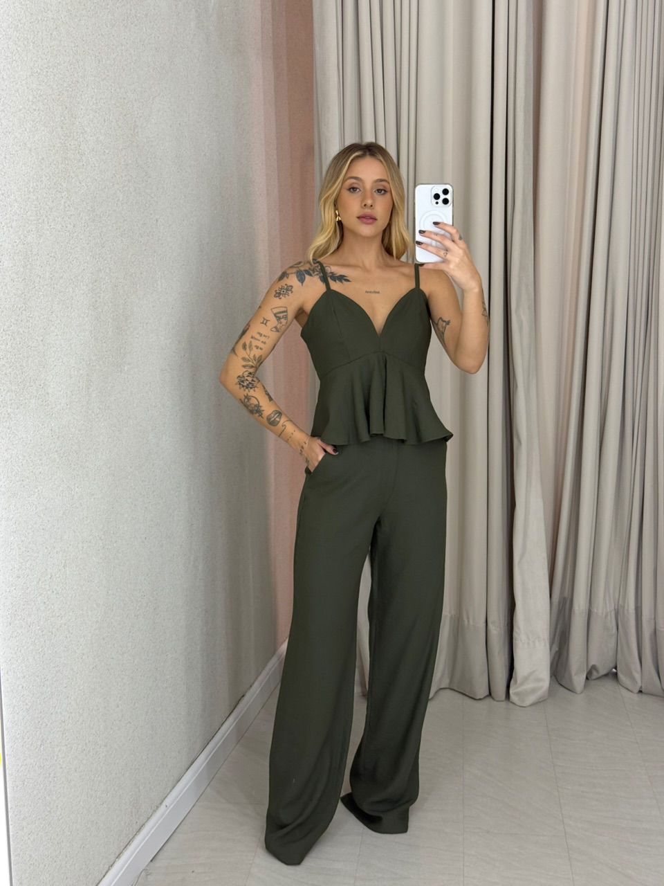 CONJUNTO LAUANA CALÇA VERDE