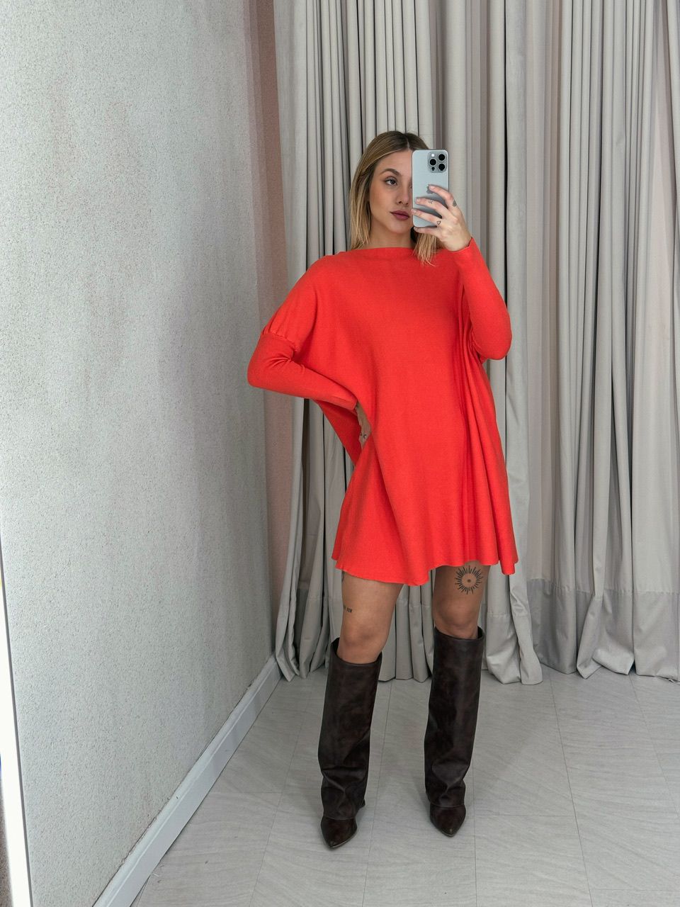 TRICOT RENATA LARANJA - 0053550068 - CAROLLA FERRARO