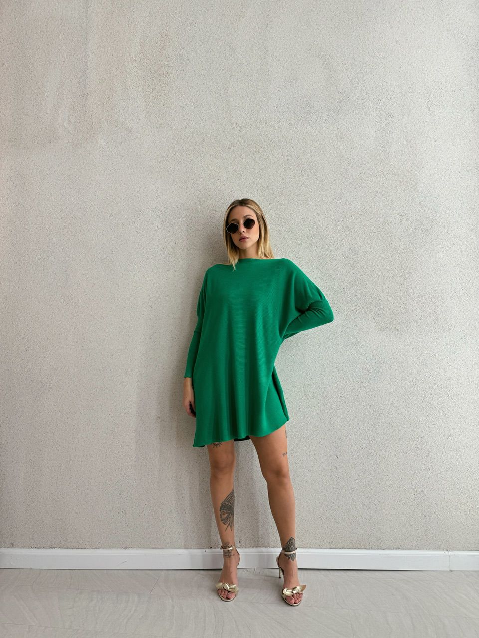 TRICOT RENATA VERDE - 0053550014 - CAROLLA FERRARO