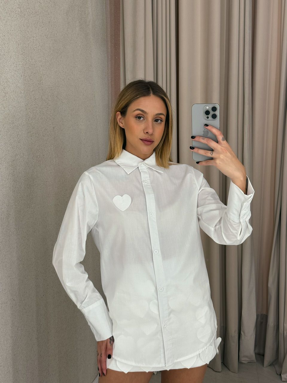 CONJUNTO CINTIA CORAÇÕES BRANCO