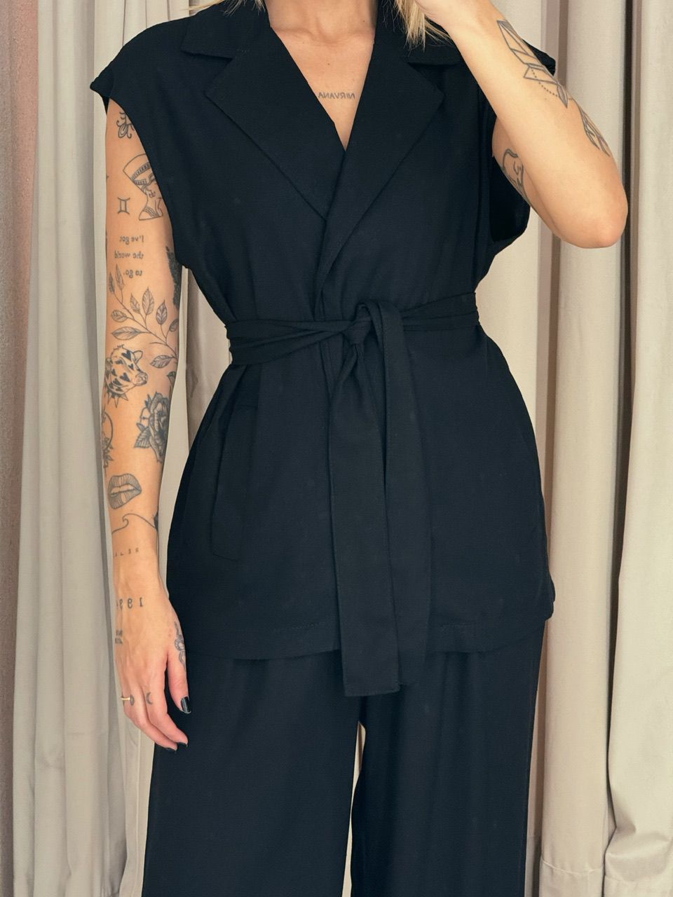 CONJUNTO STELA CALÇA PRETO