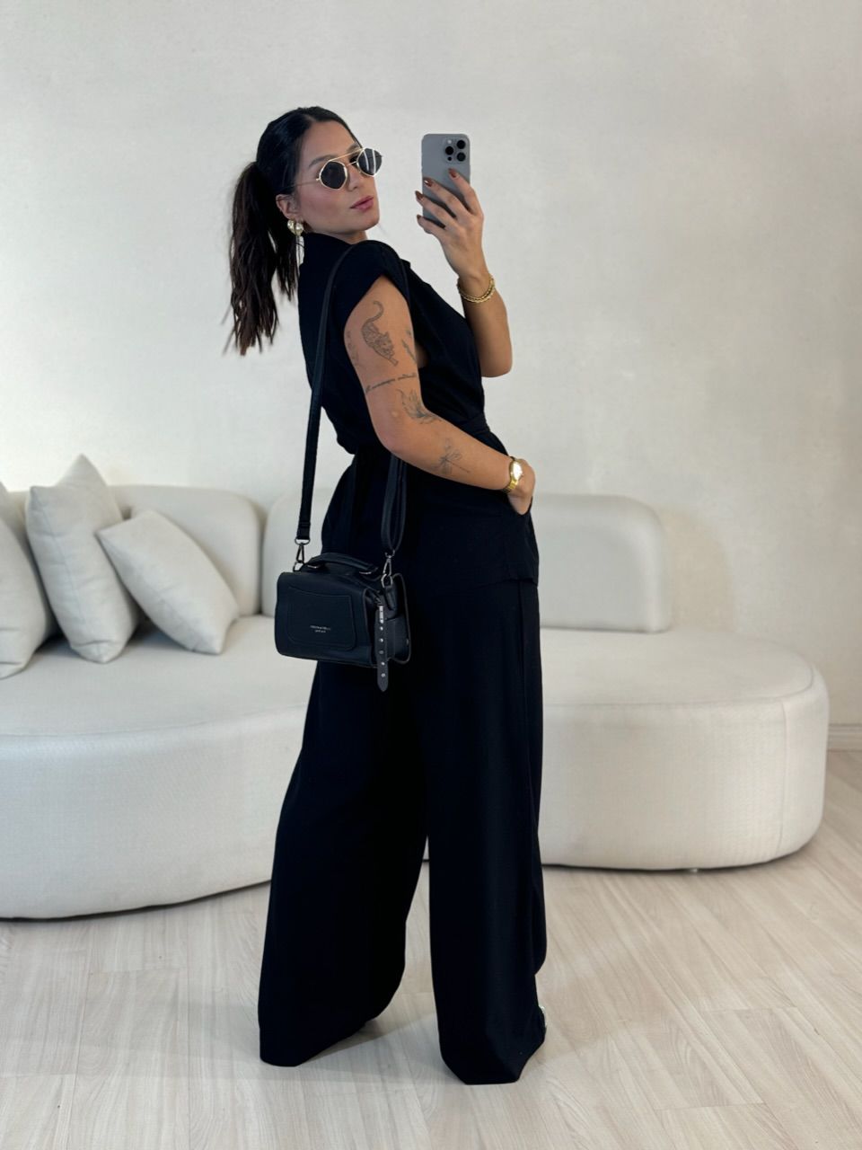 CONJUNTO STELA CALÇA PRETO