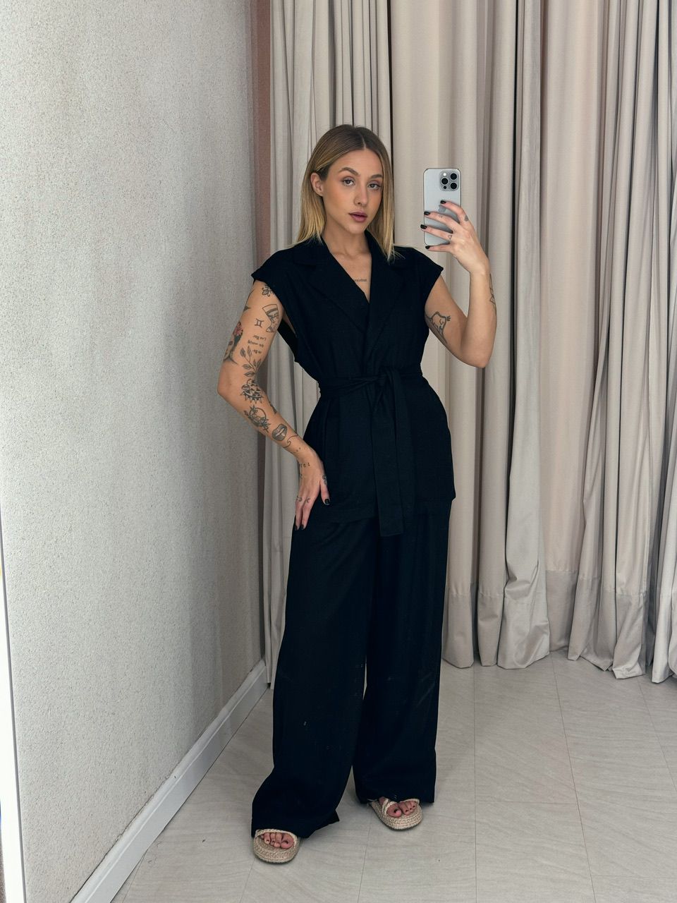 CONJUNTO STELA CALÇA PRETO