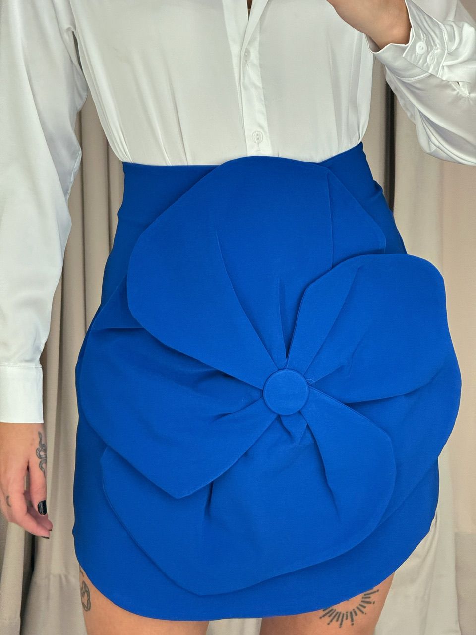 SAIA FABIANA FLOR AZUL ROYAL