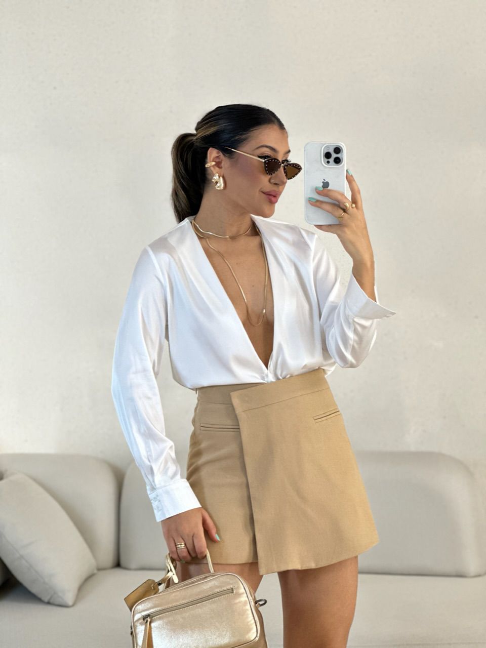 SHORT SAIA AURORA NUDE