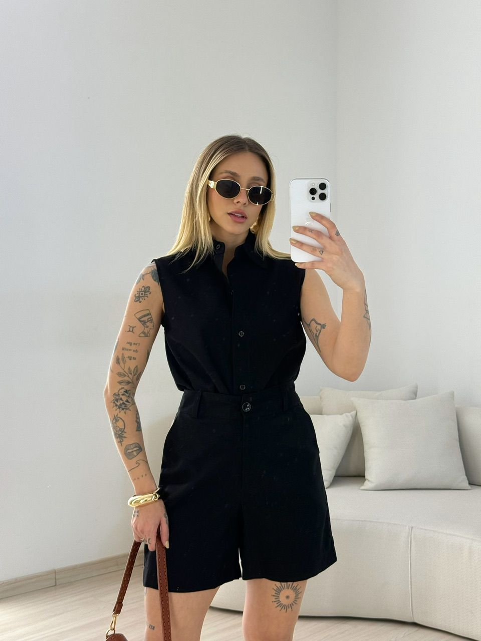 CONJUNTO MAÍRA SHORT PRETO