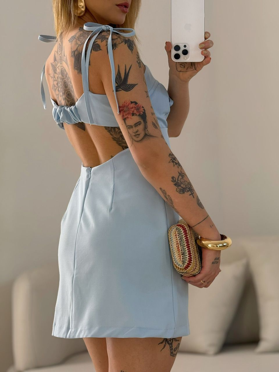 VESTIDO LUMA ALÇA BABY BLUE