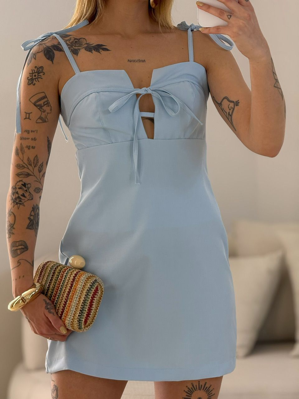 VESTIDO LUMA ALÇA BABY BLUE
