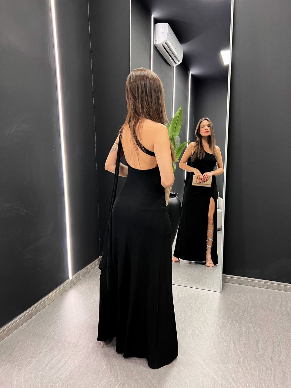 VESTIDO LUCIMARA LONGO PRETO