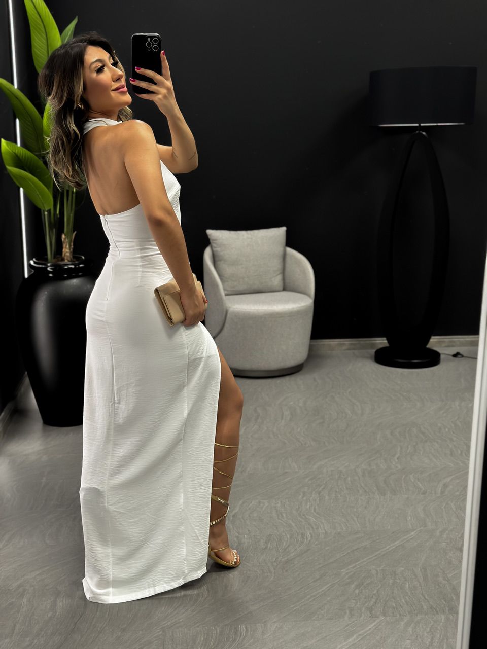 VESTIDO MAGDA MIDI OFF