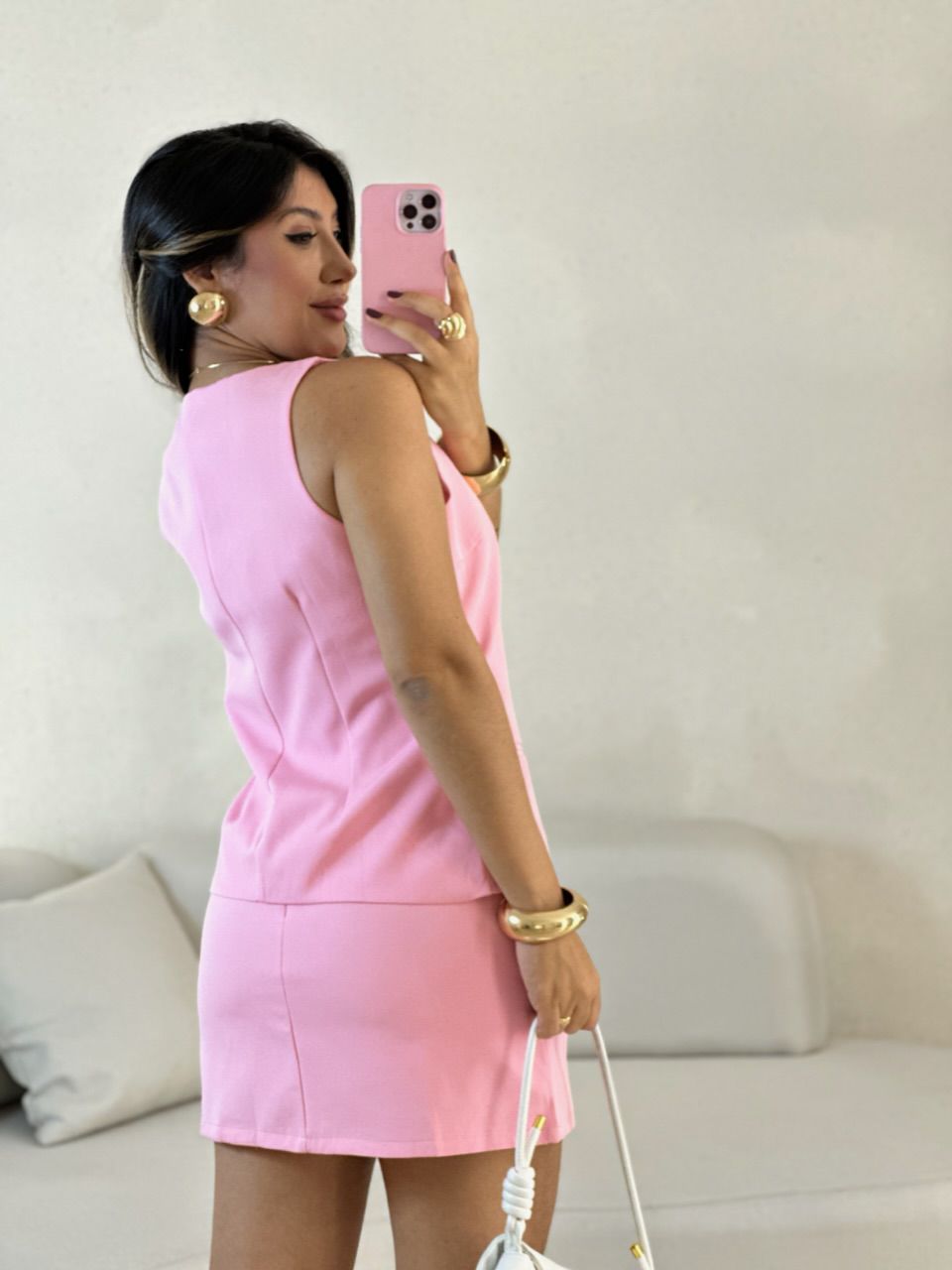 CONJUNTO REBECA SAIA BABY PINK
