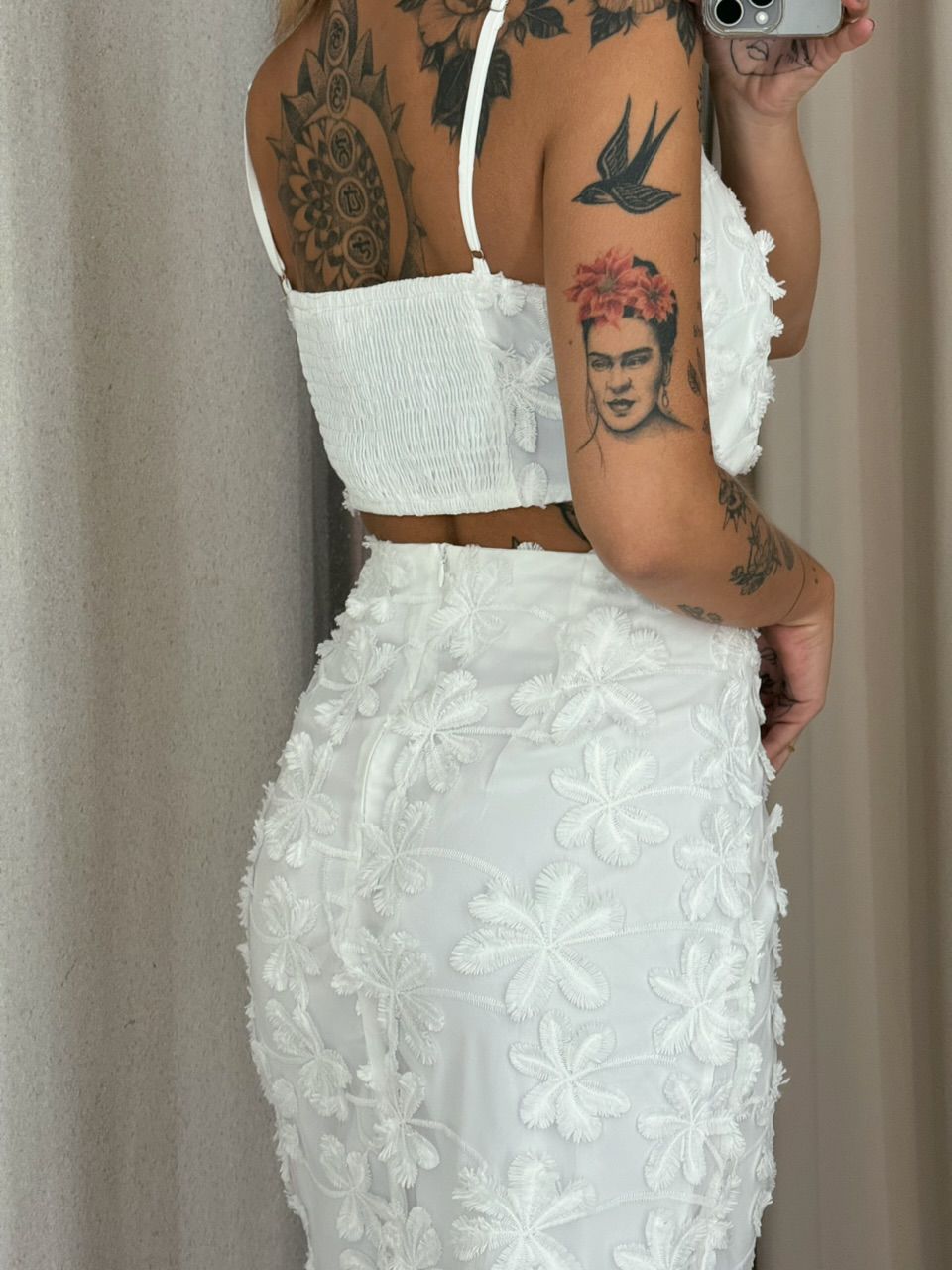 CONJUNTO RITA FLOR SAIA OFF