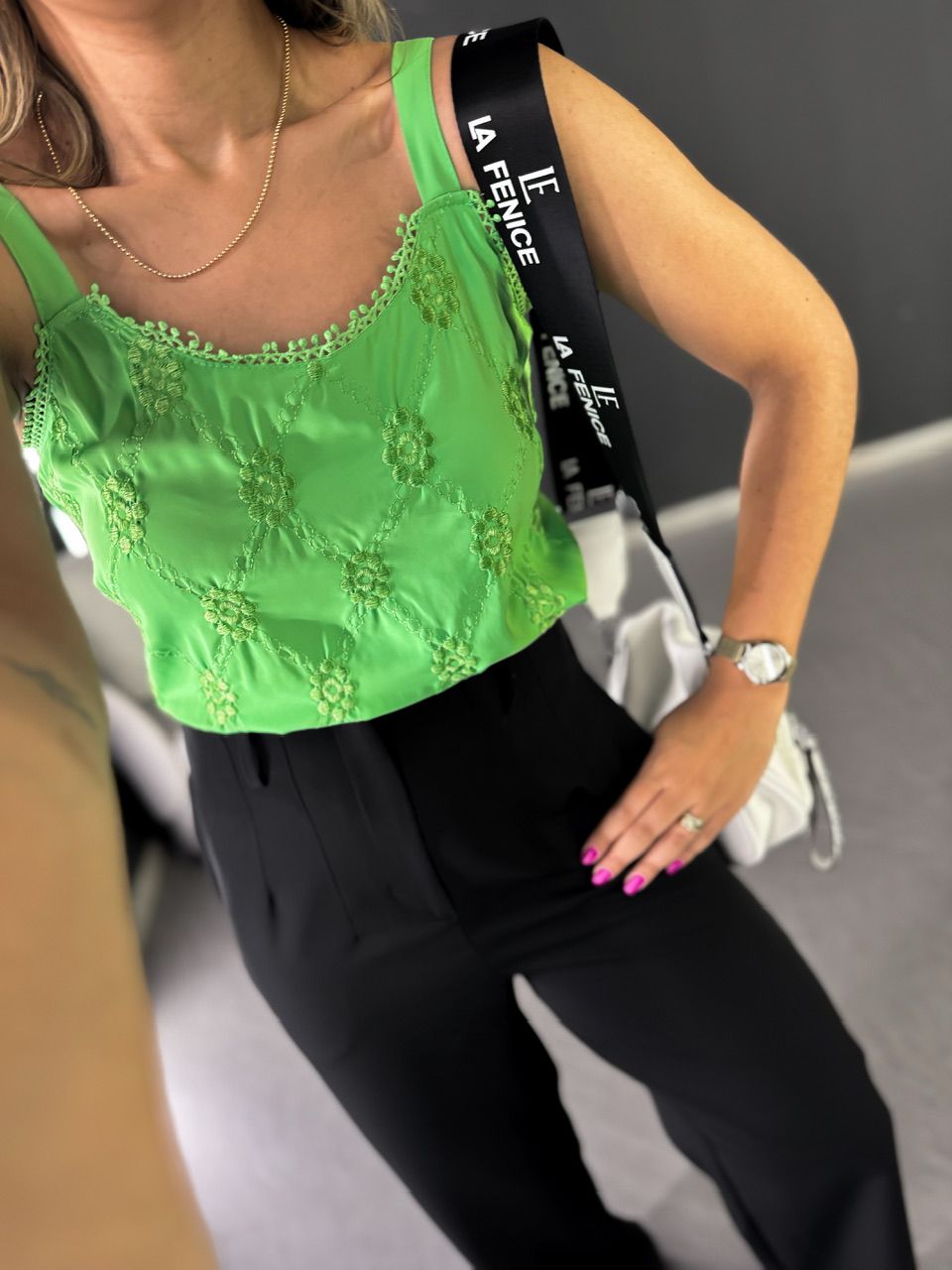 BLUSA LIZ ALÇA VERDE