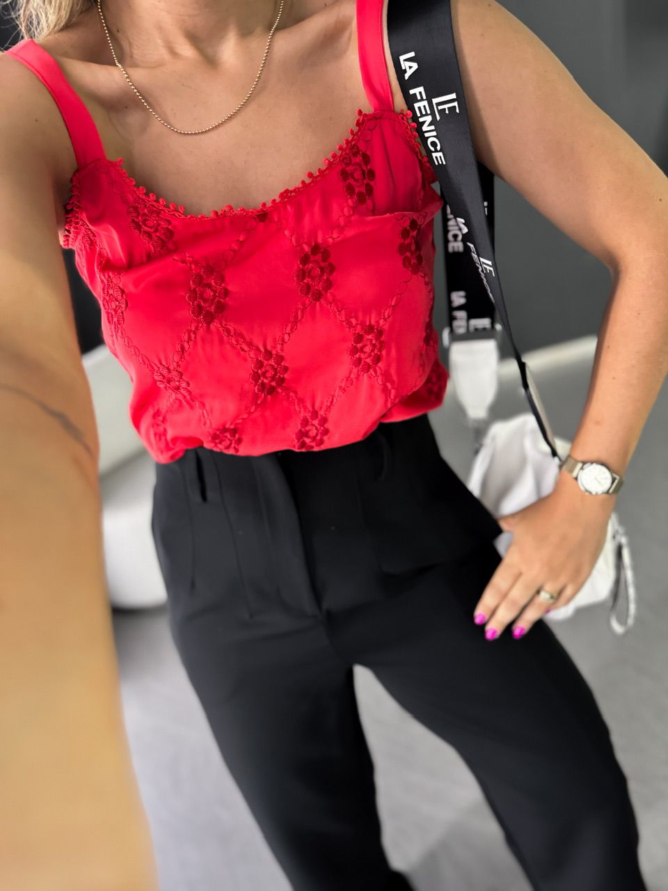 BLUSA LIZ ALÇA VERMELHA