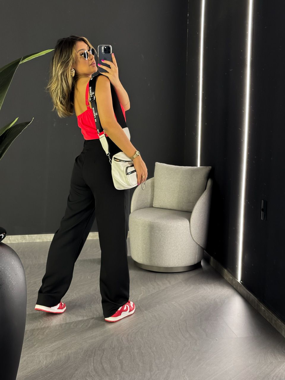BLUSA LIZ ALÇA VERMELHA