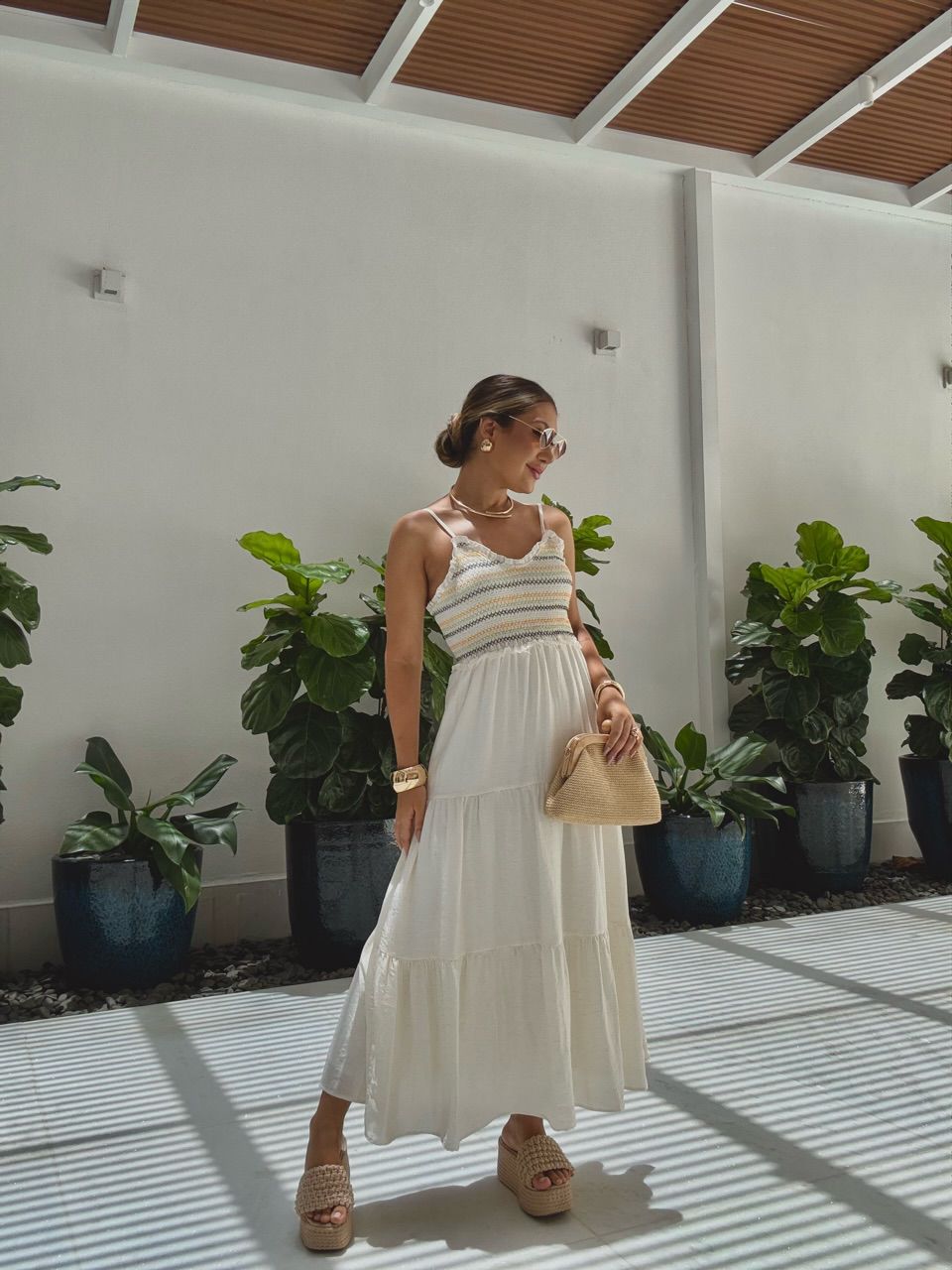 VESTIDO YASMIN ALÇA OFF - 0060670048 - CAROLLA FERRARO