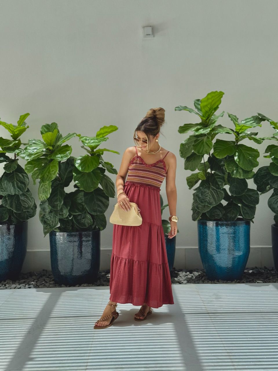 VESTIDO YASMIN ALÇA VINHO