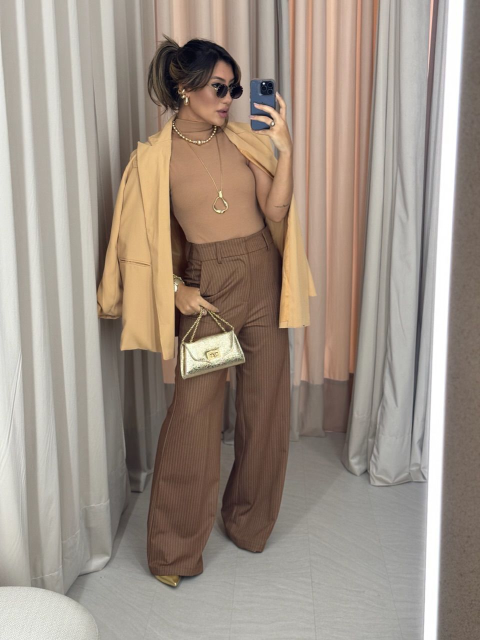 BLAZER JASMIN ALFAIATARIA NUDE