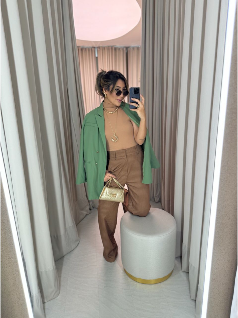 BLAZER JASMIN ALFAIATARIA VERDE