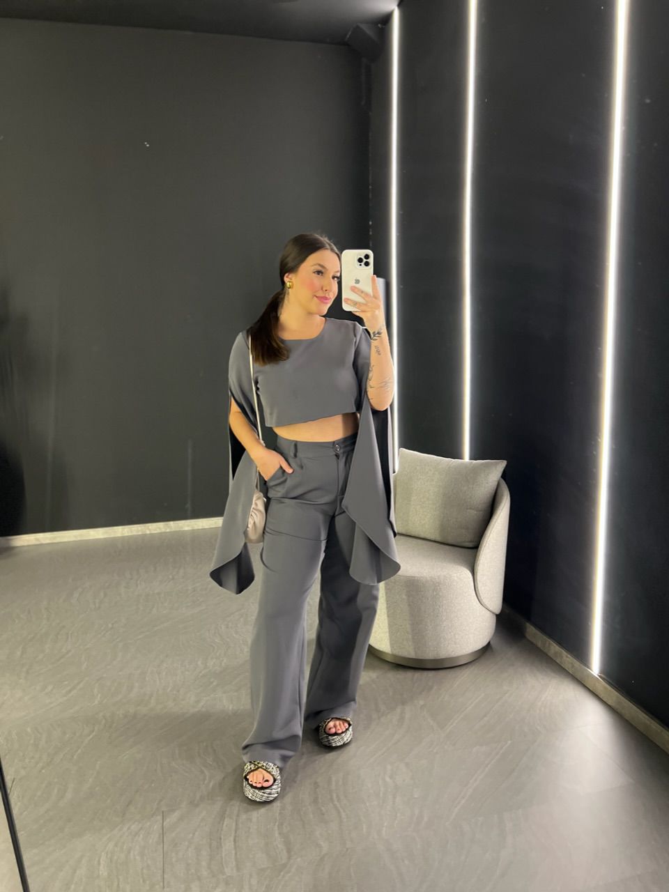 CONJUNTO CARINA CALÇA CINZA