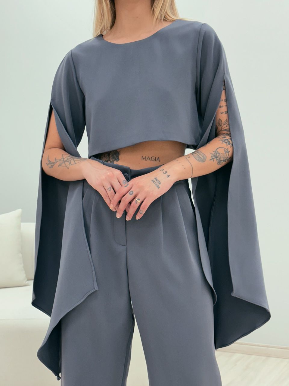 CONJUNTO CARINA CALÇA CINZA