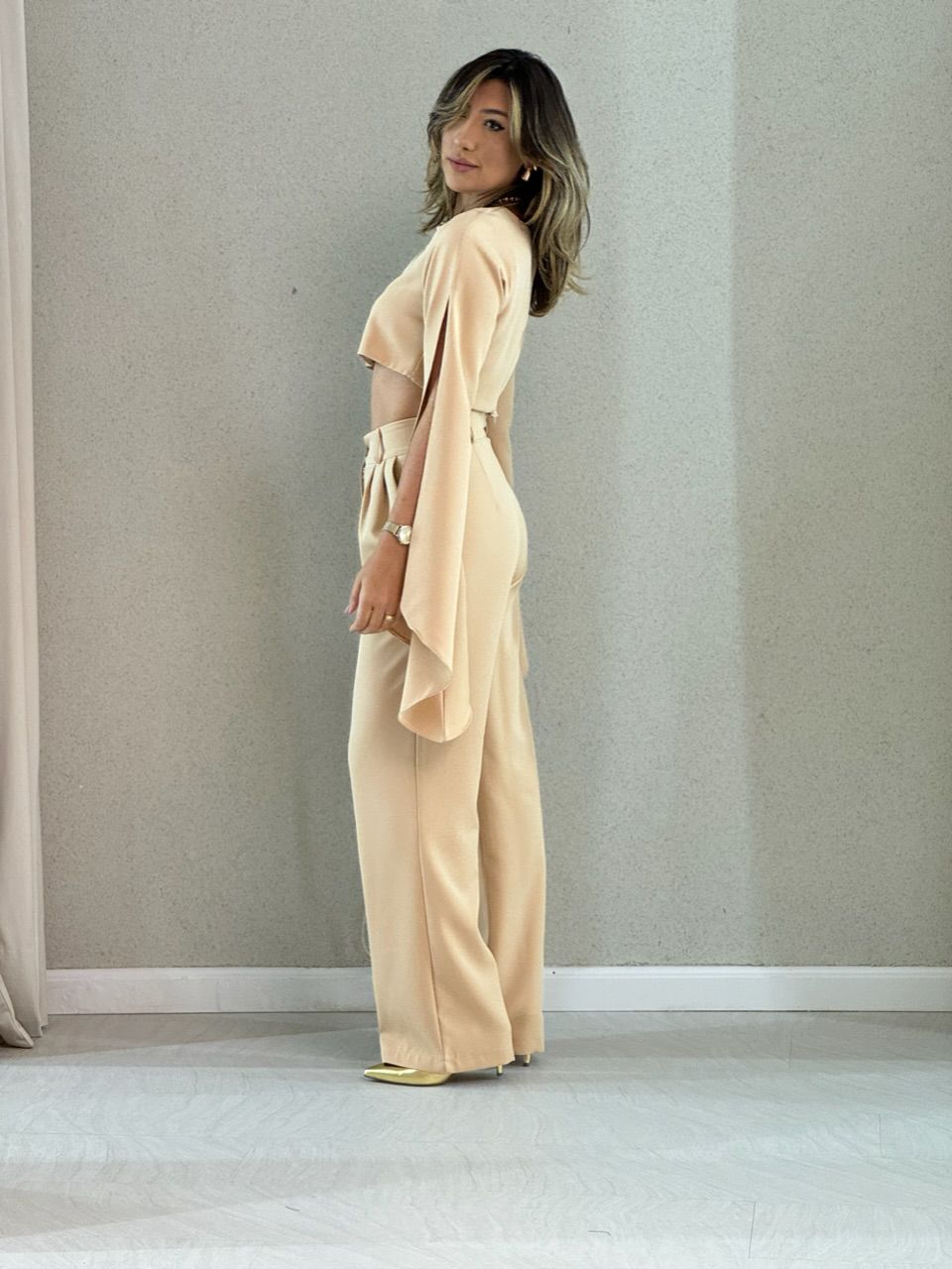 CONJUNTO CARINA CALÇA NUDE