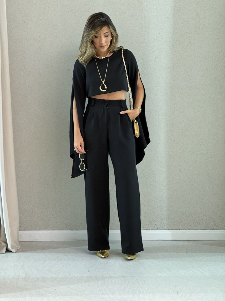 CONJUNTO CARINA CALÇA PRETO