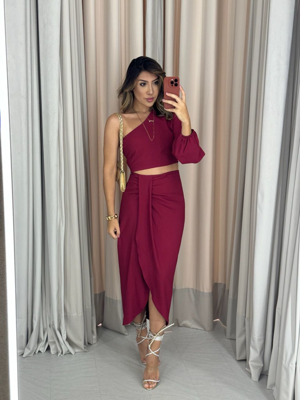 CONJUNTO CAROLINA NULA MANGA CHERRY RED - 00516503... - CAROLLA FERRARO