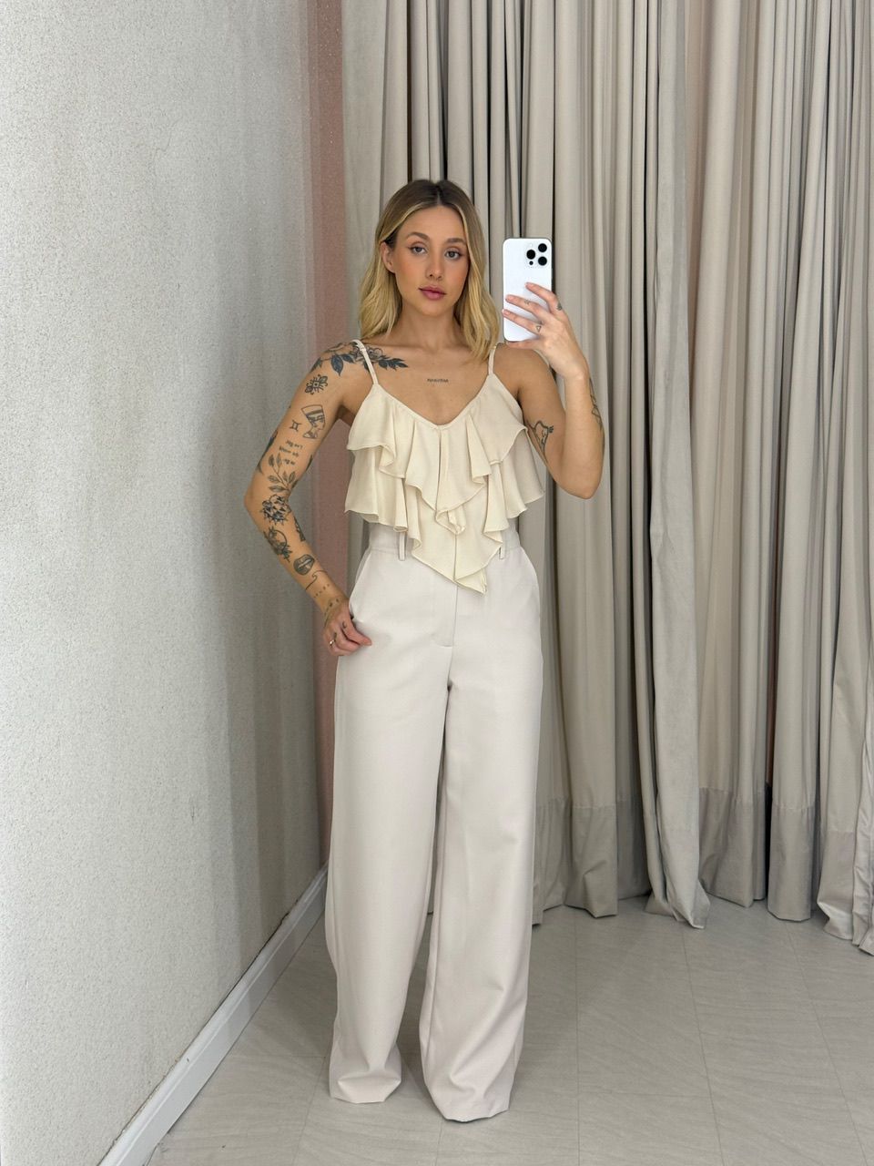 BLUSA MAYA ALÇA AREIA