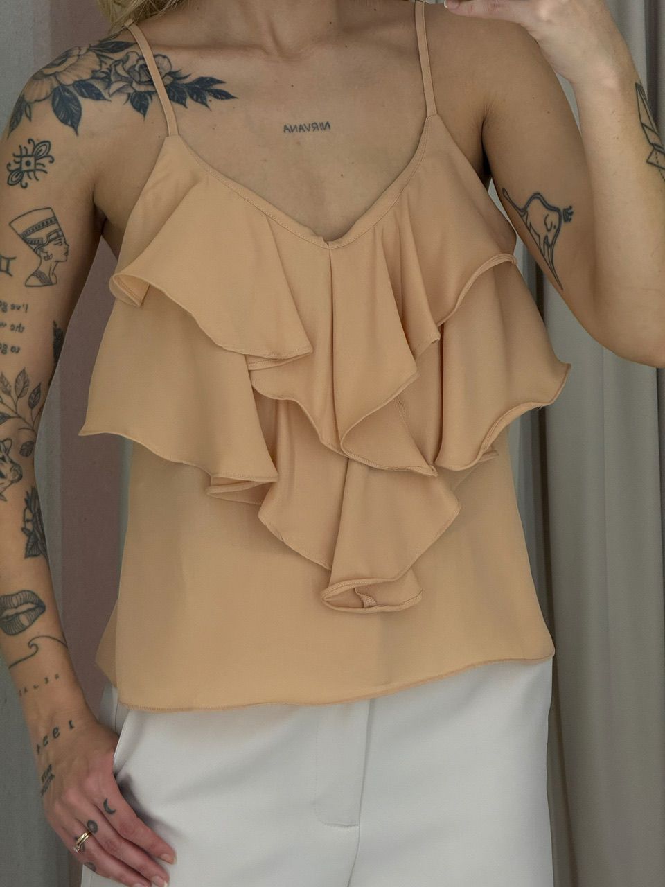 BLUSA MAYA ALÇA NUDE