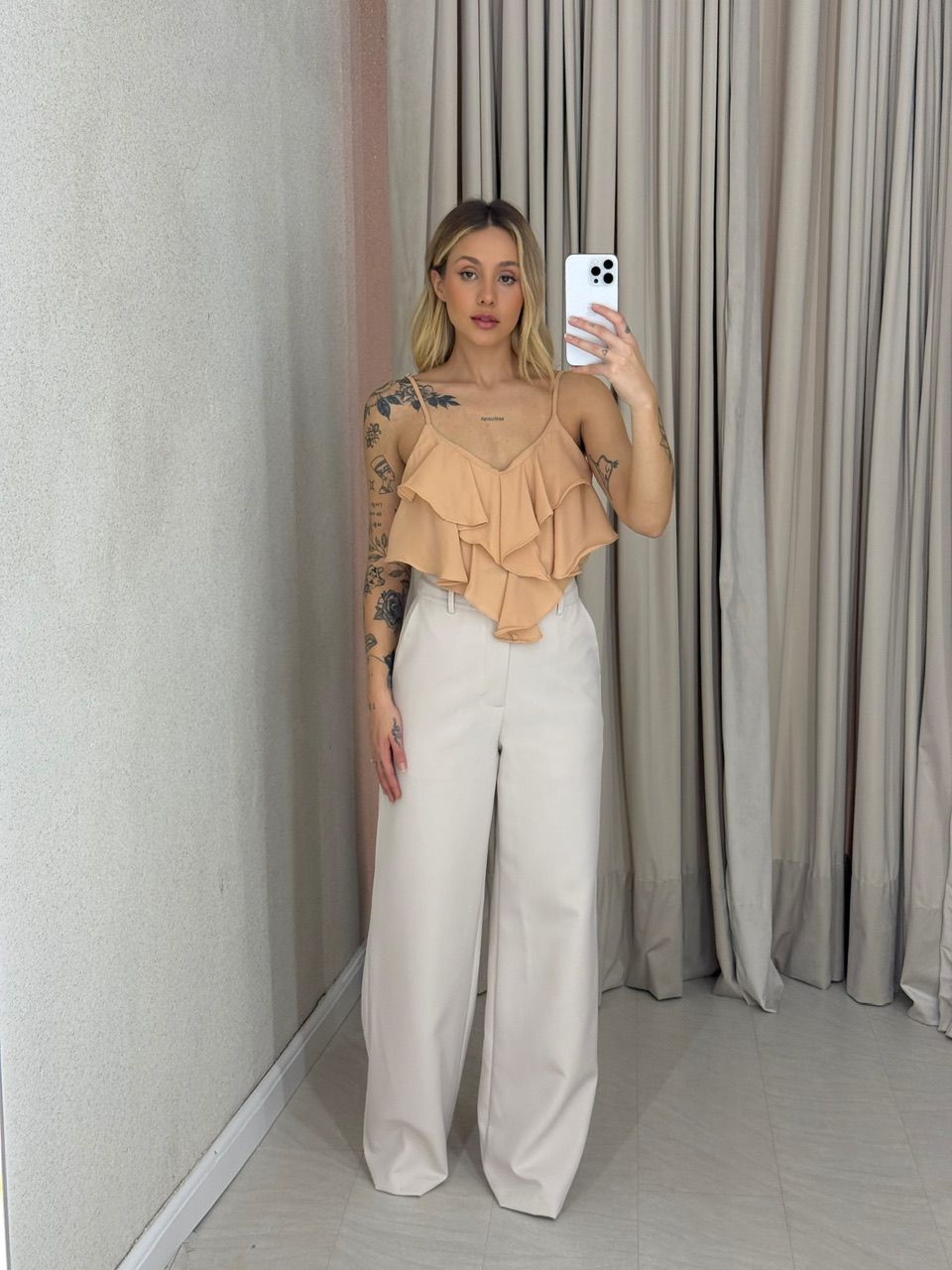 BLUSA MAYA ALÇA NUDE