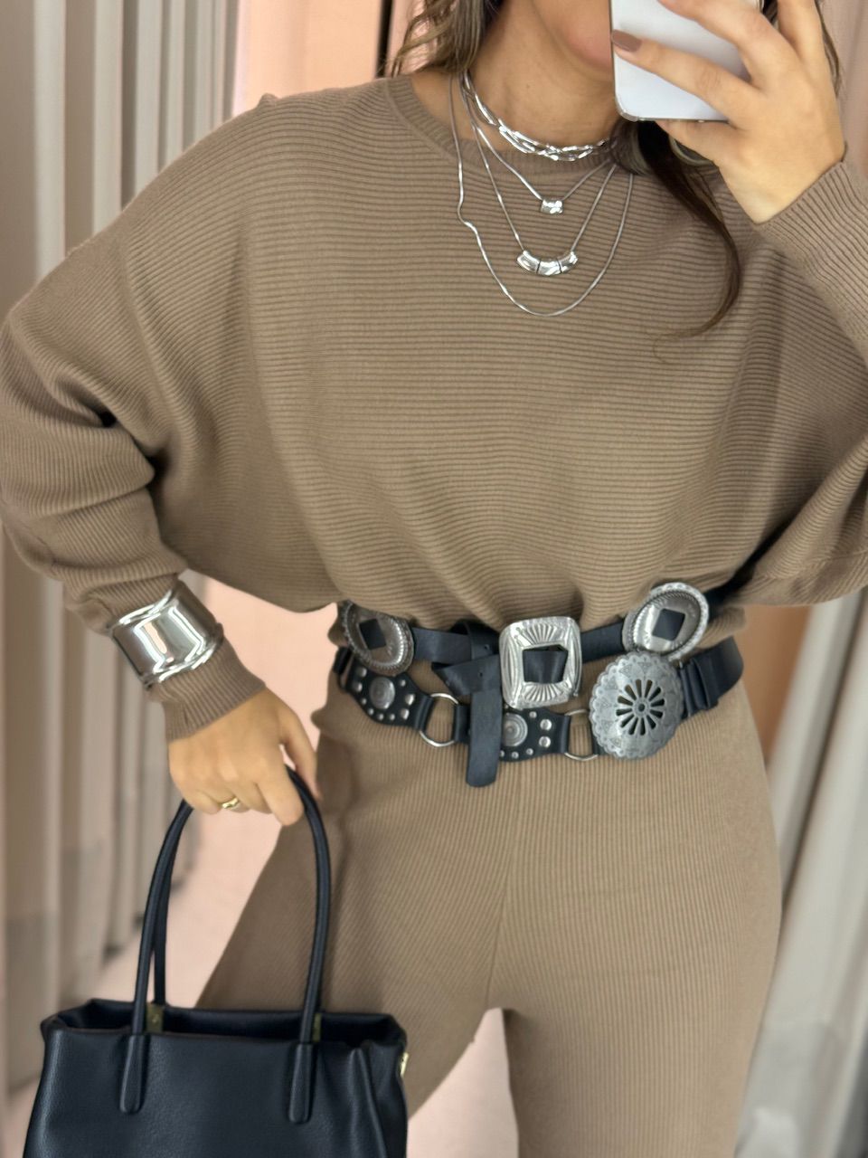CONJUNTO LISA TRICOT NUDE