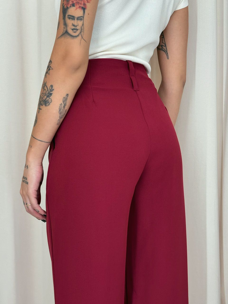 CALÇA CAROL PANTALONA CHERRY RED