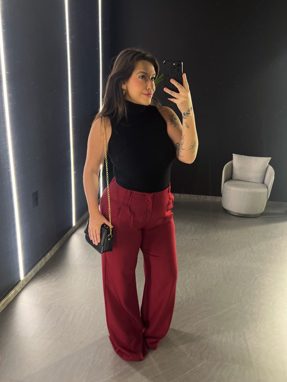 CALÇA CAROL PANTALONA CHERRY RED