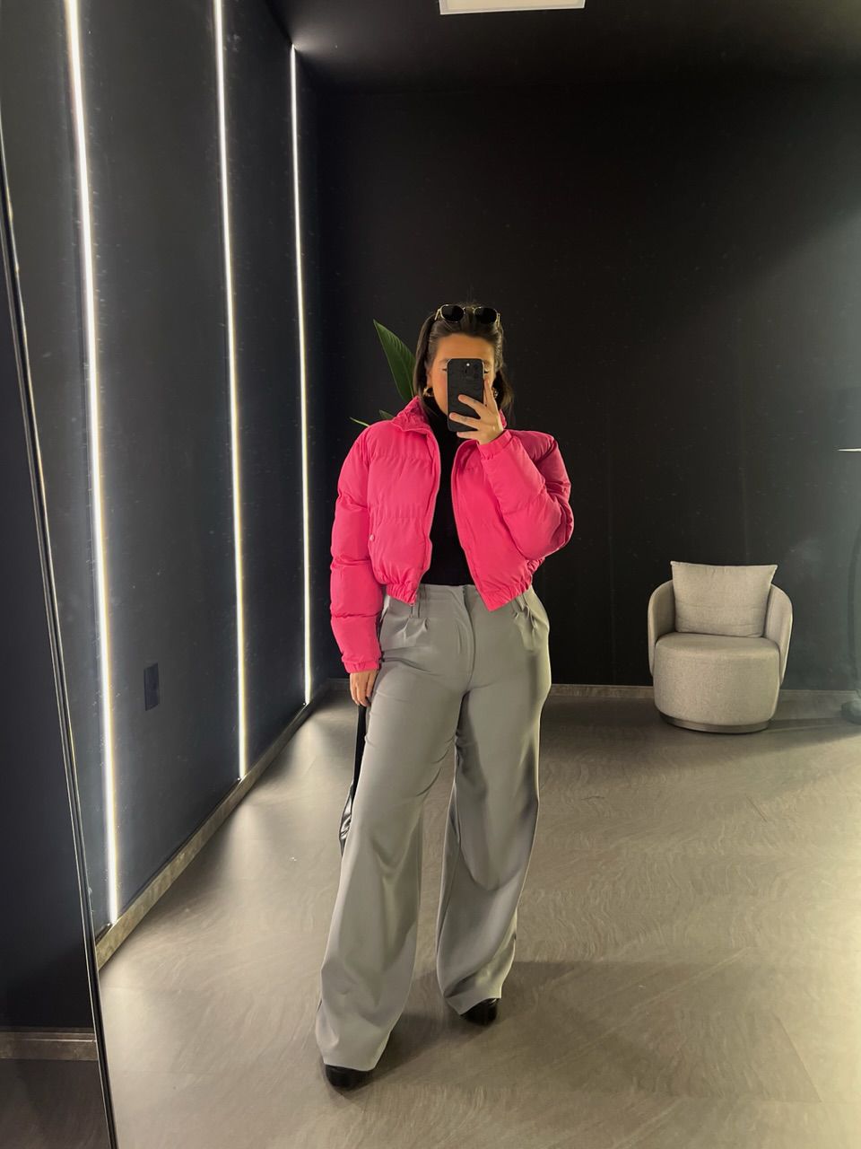 CALÇA CAROL PANTALONA CINZA