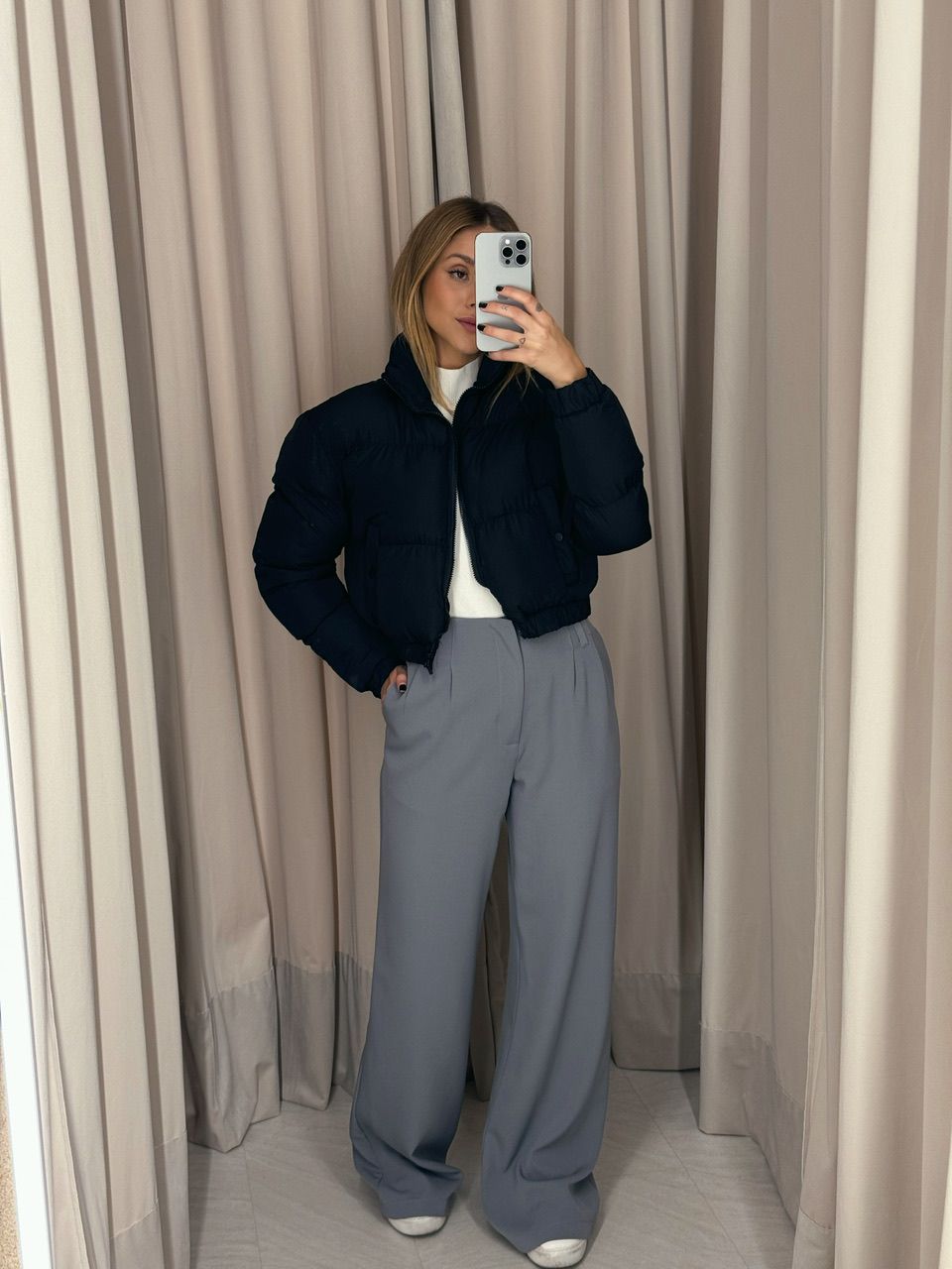 CALÇA CAROL PANTALONA CINZA