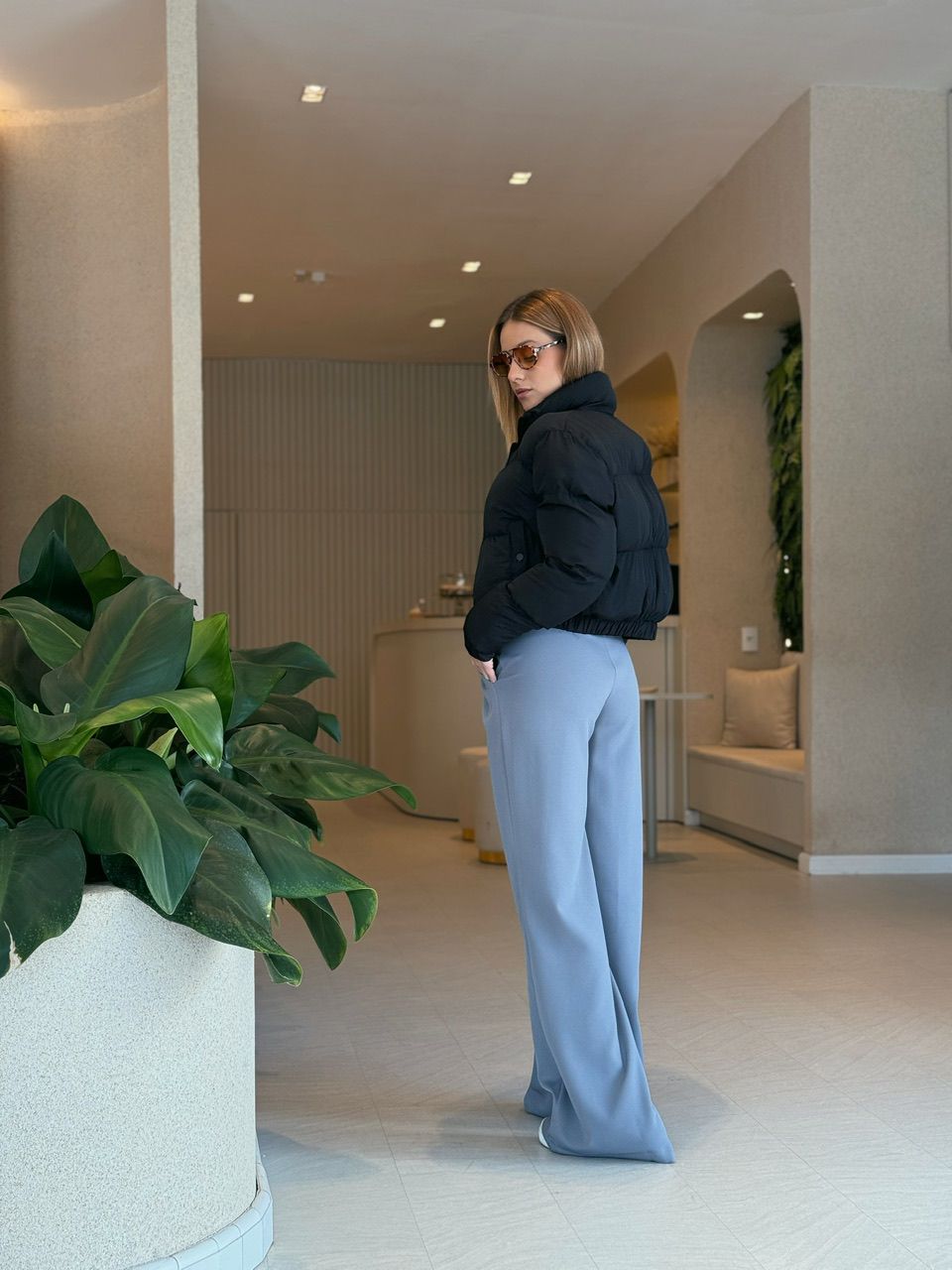CALÇA CAROL PANTALONA CINZA