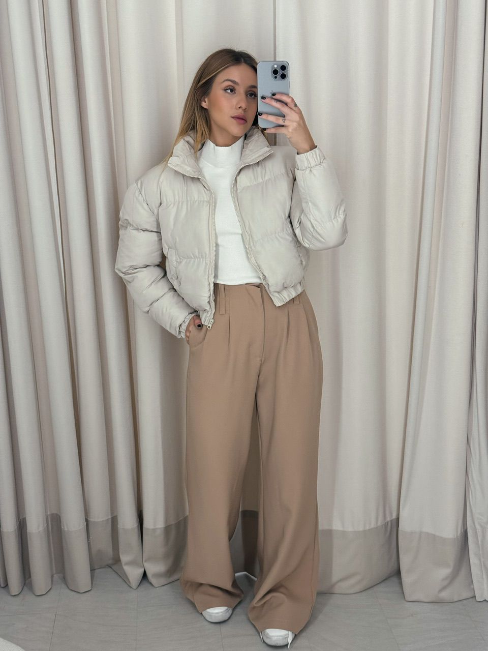 CALÇA CAROL PANTALONA NUDE - 0052610049 - CAROLLA FERRARO