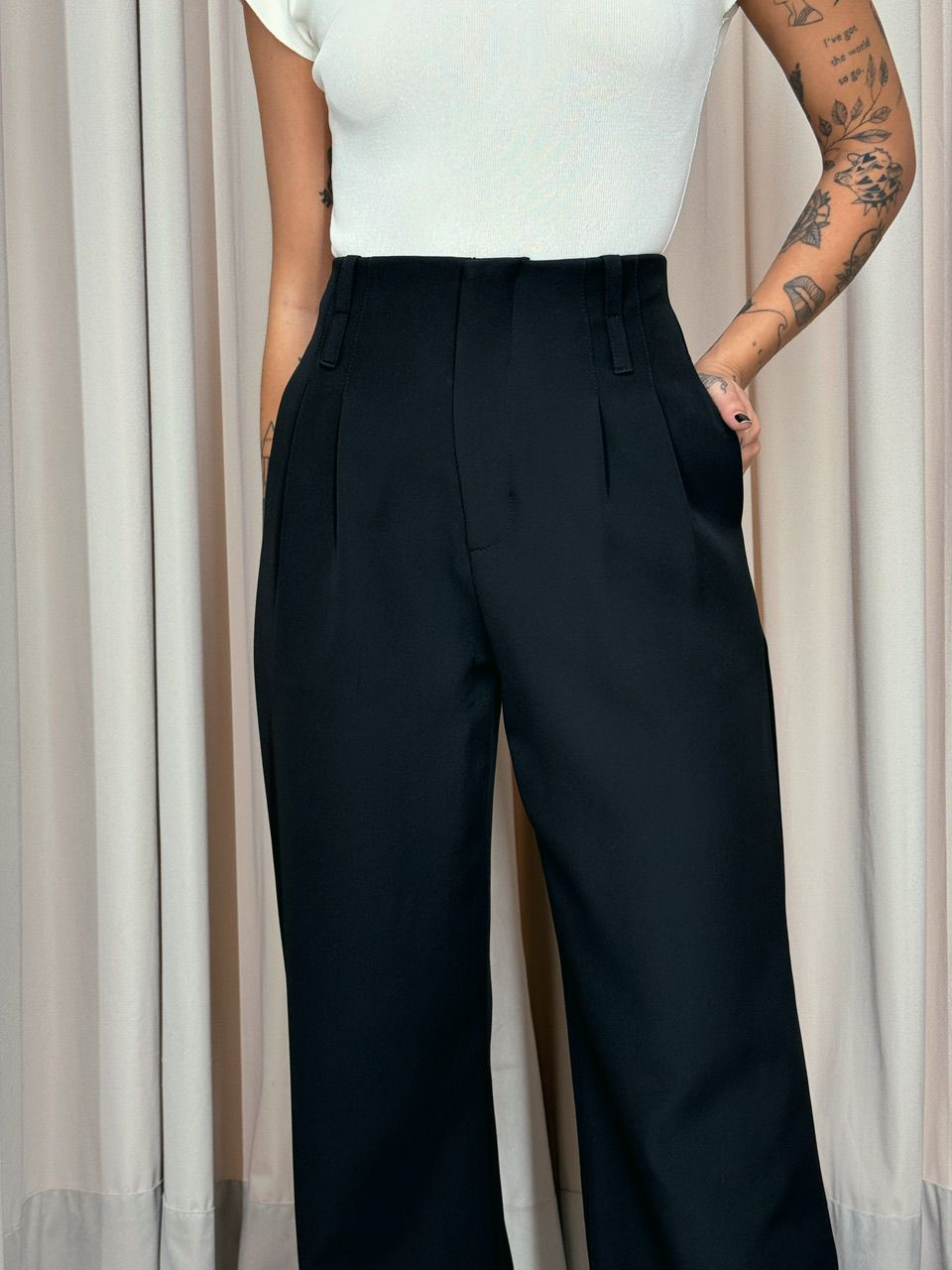 CALÇA CAROL PANTALONA PRETA