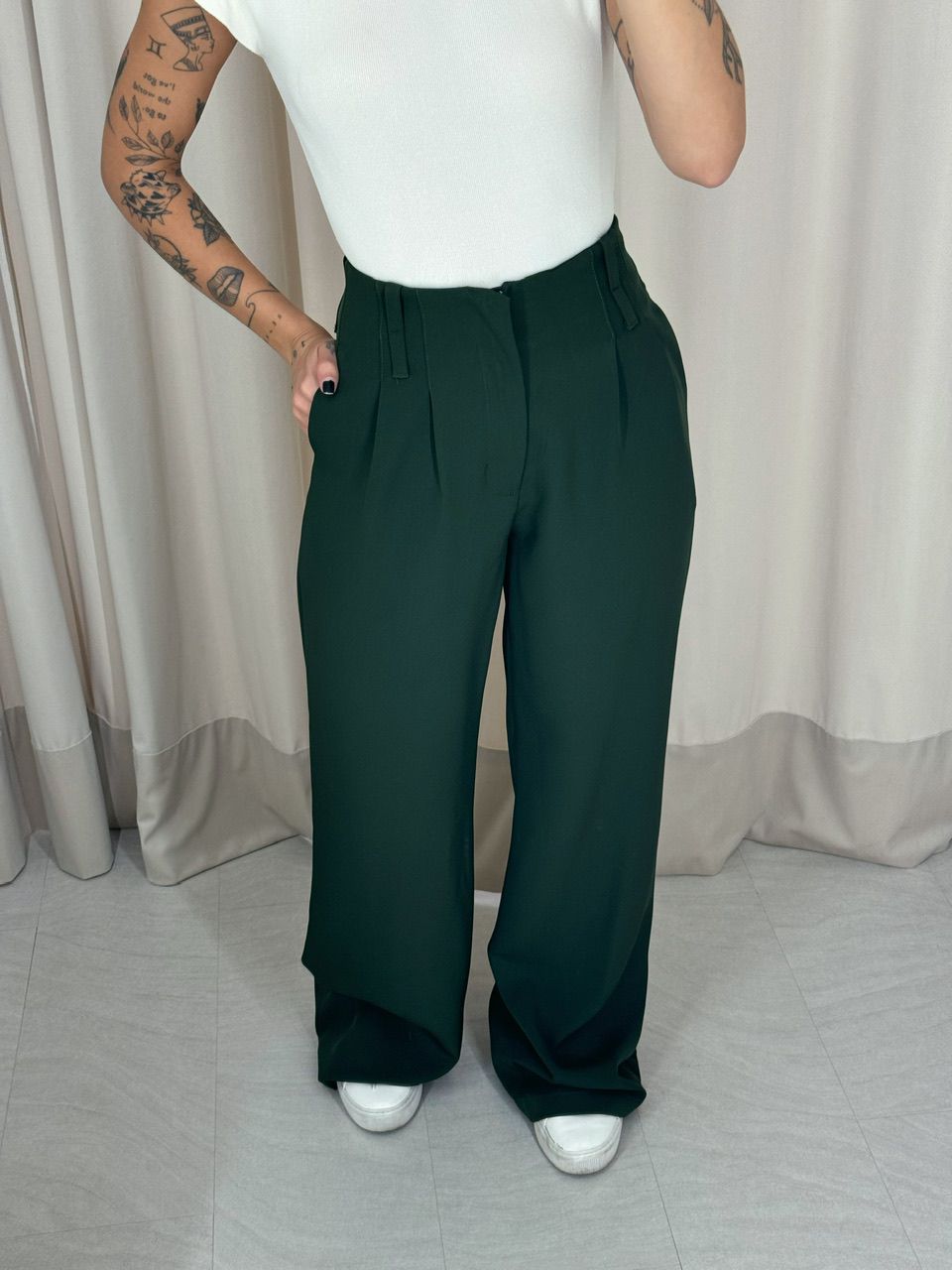 CALÇA CAROL PANTALONA VERDE