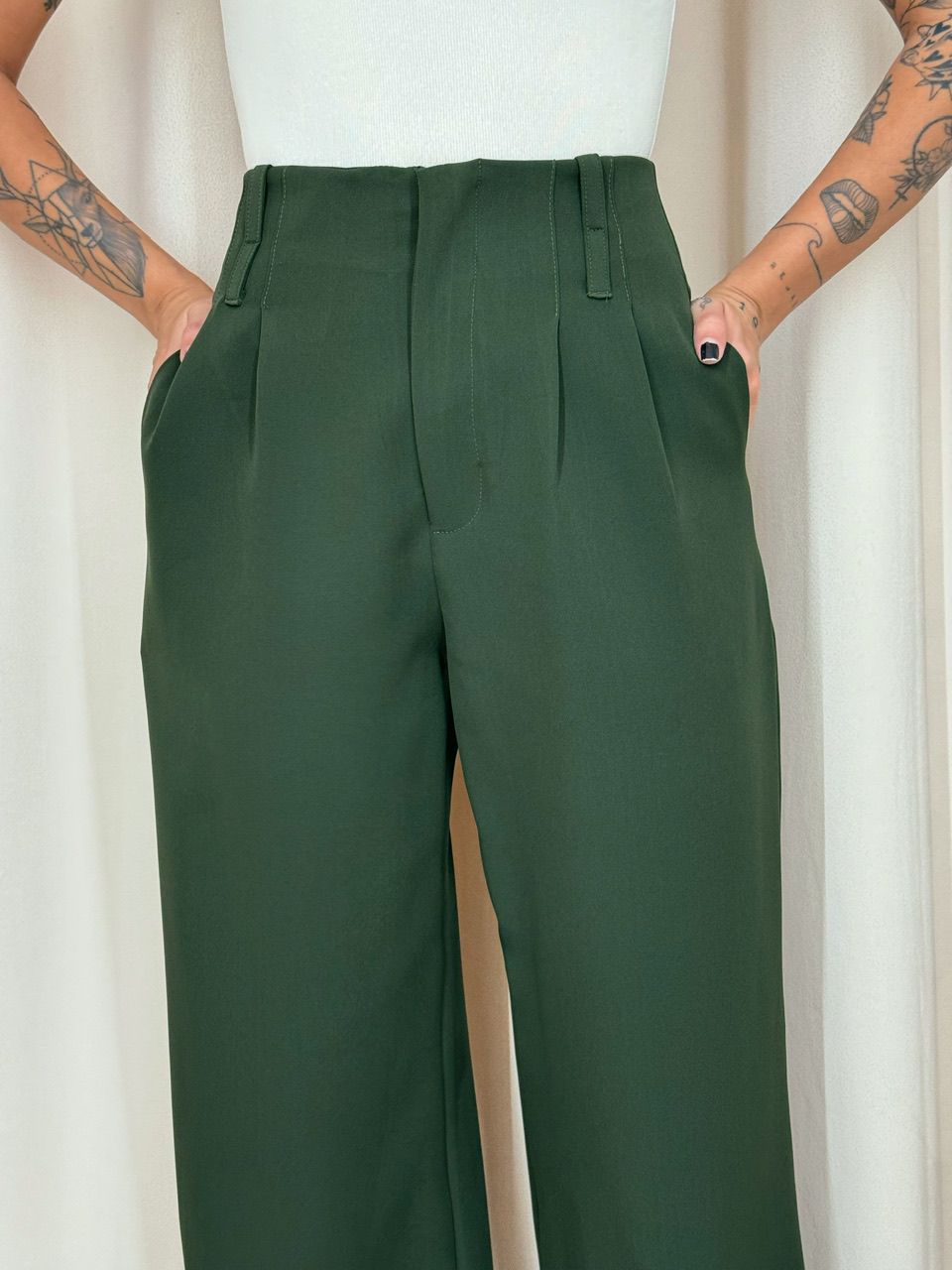 CALÇA CAROL PANTALONA VERDE