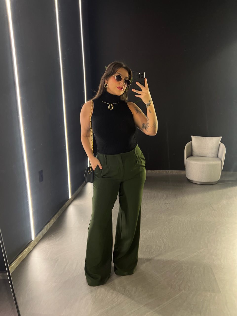 CALÇA CAROL PANTALONA VERDE